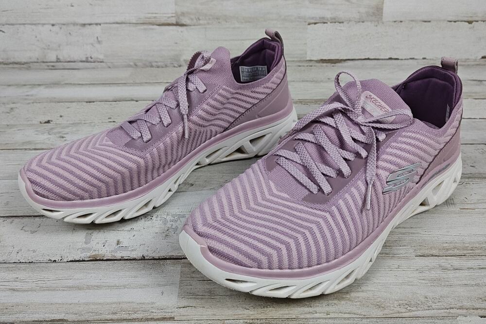 SKECHERS Women's Glide Step Sport New Hype Mauve Sneakers 149558 Size 11